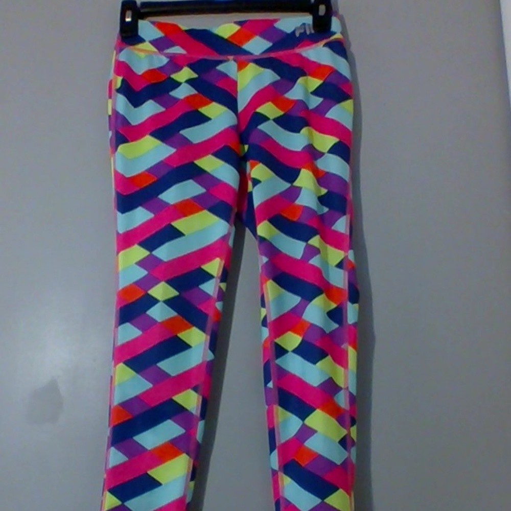 🌈Fila Live In Motion Colorful Block Leggings